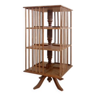 Revolving bookcase, early 20th century