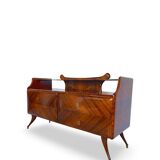 midcentury rosewood chest of drawers.