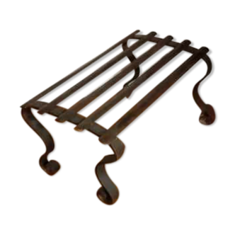 Banc, repose pieds en fer