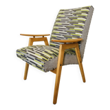 Fully Restored Vintage Armchair by Jaroslav Smidek for Ton, 1960’s
