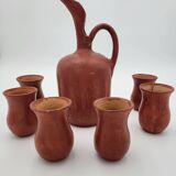 Artisanal terracotta service