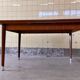 Extendable dining table in teak