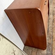 Vintage teak shoe cabinet from the 1960s.