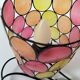 Bohemian mood lamp in Capiz shell and metal - Asian crafts