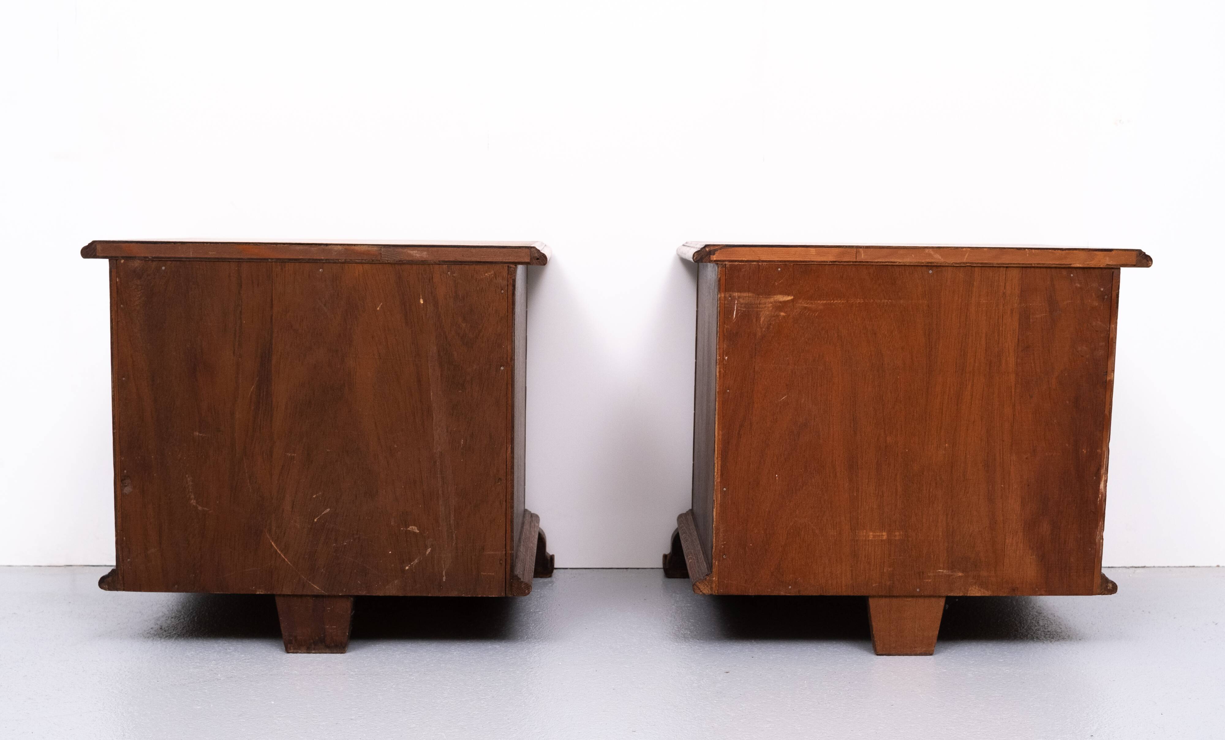 Oak Night Stands 1940s Holland