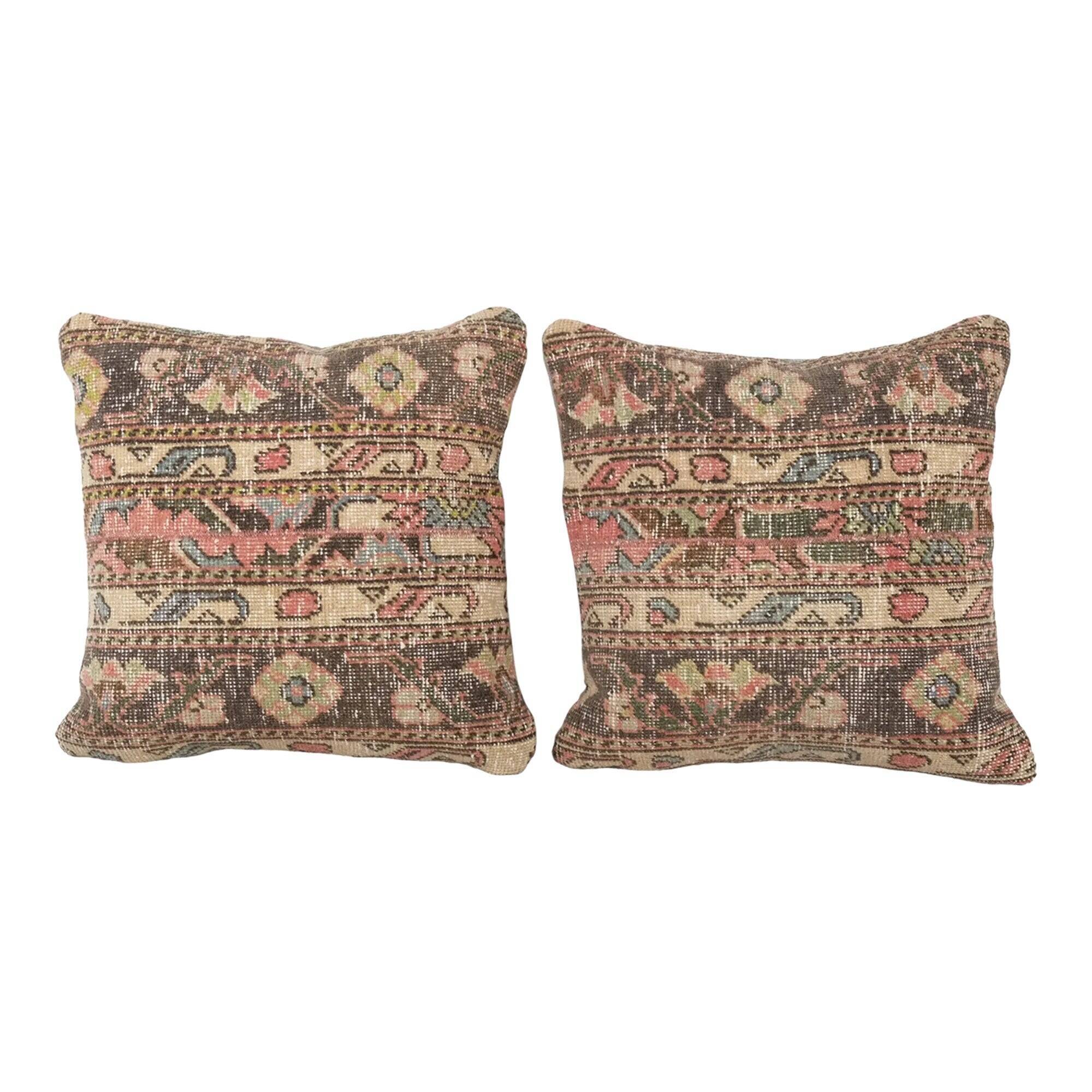 Set of 2 vintage Turkish cushion covers 51x51 cm