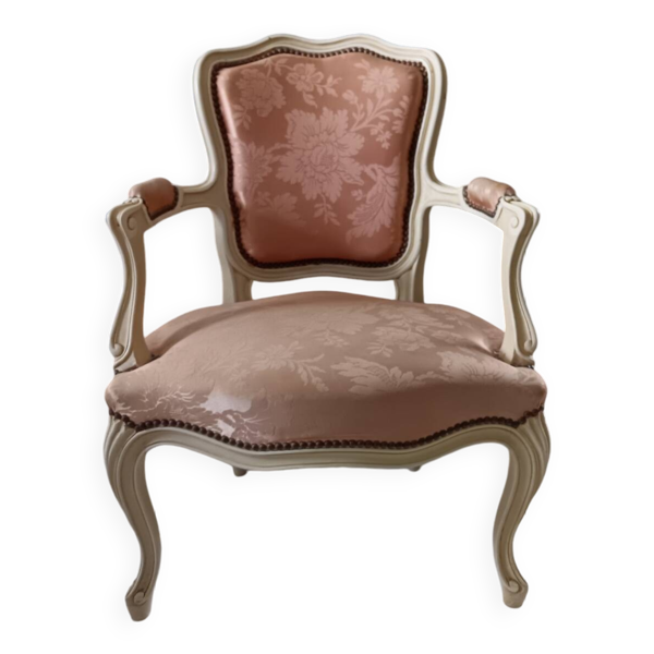 Fauteuil cabriolet style Louis xv