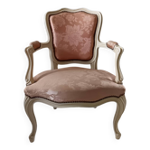 Fauteuil cabriolet style Louis xv