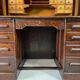 American roll-top desk, solid oak, Czechoslovakia, 1930s