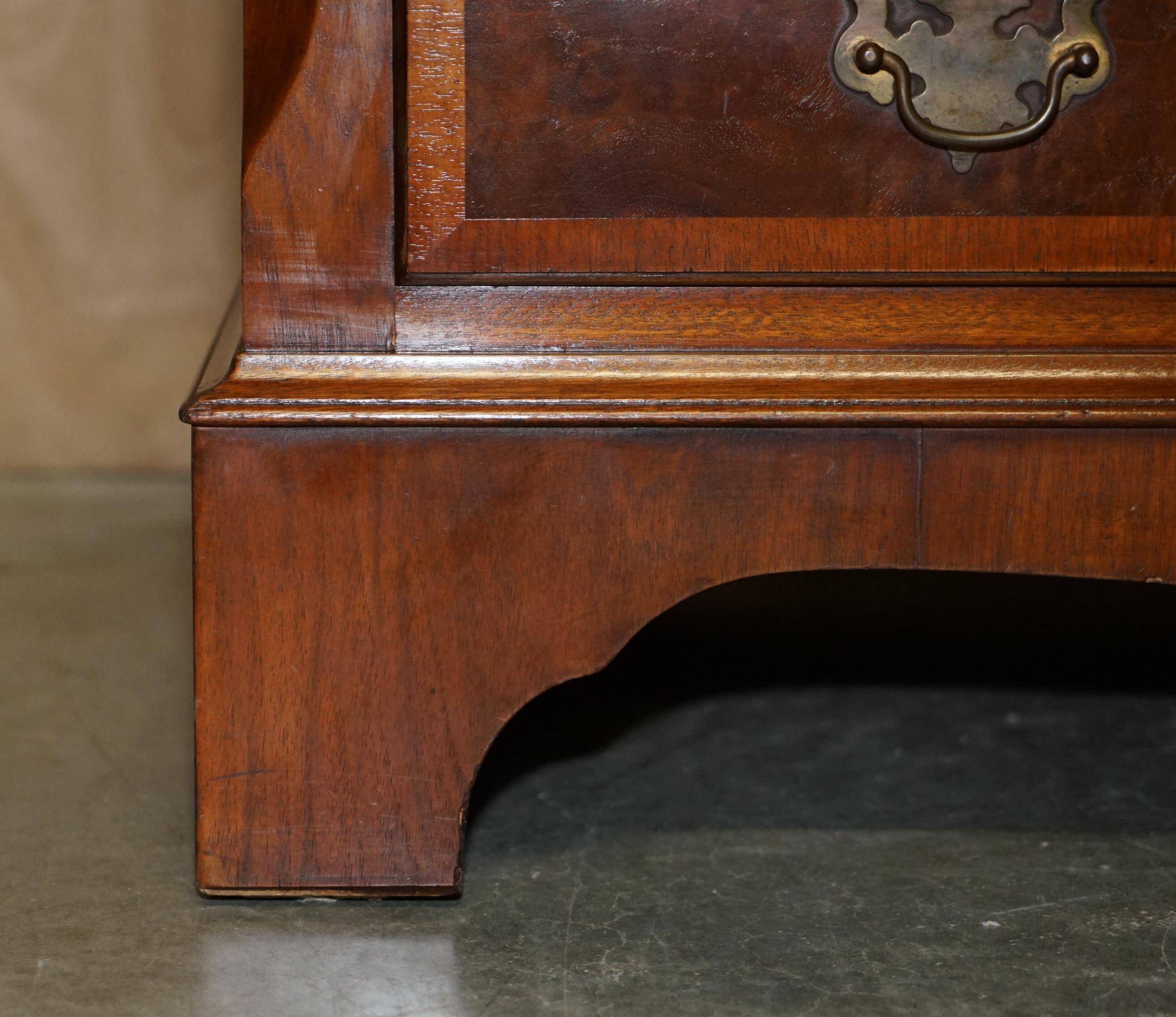 Very Georgian in walnut Burr & Burl with vintage patina.