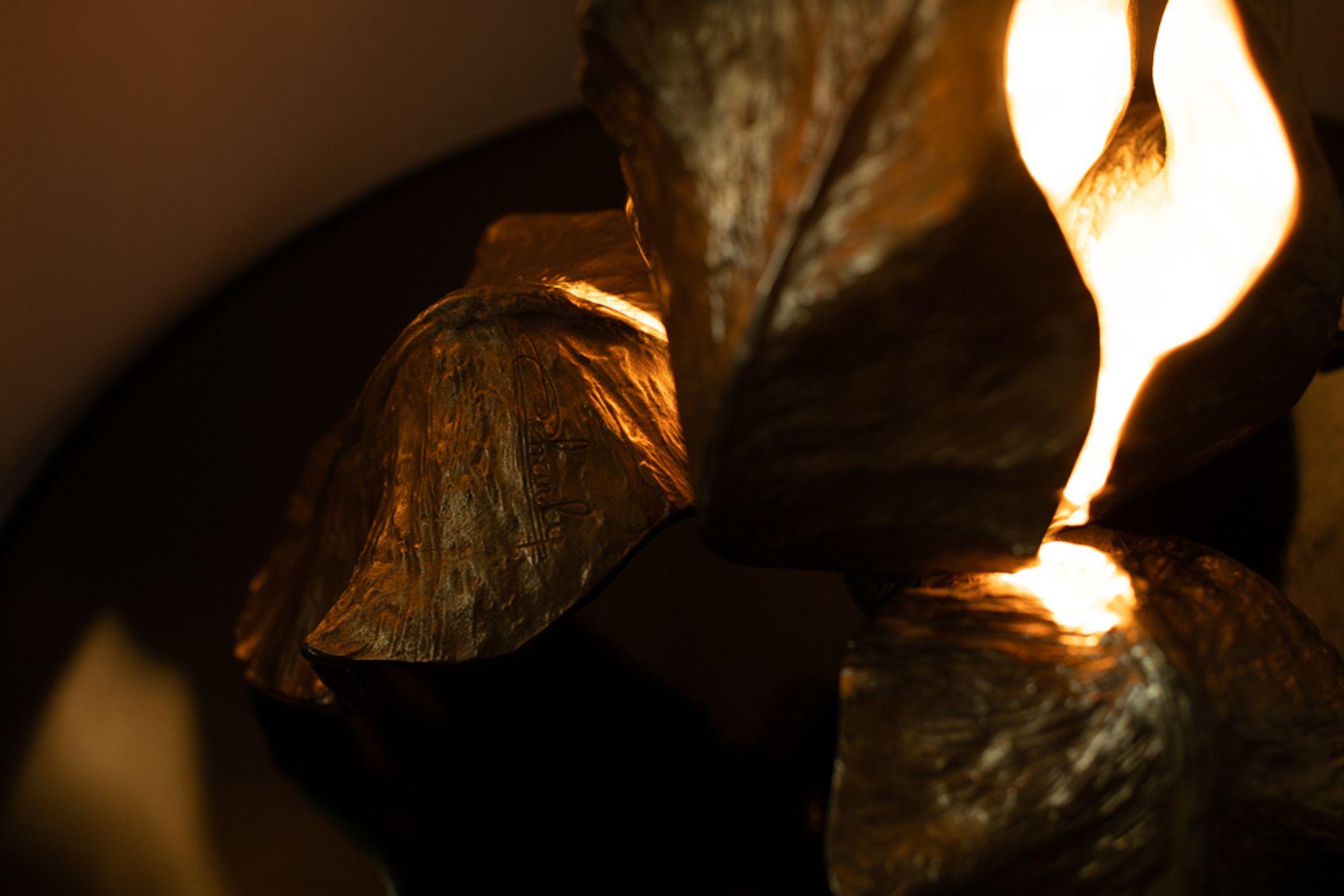 Iris table lamp by Christiane Charles for Maison Charles