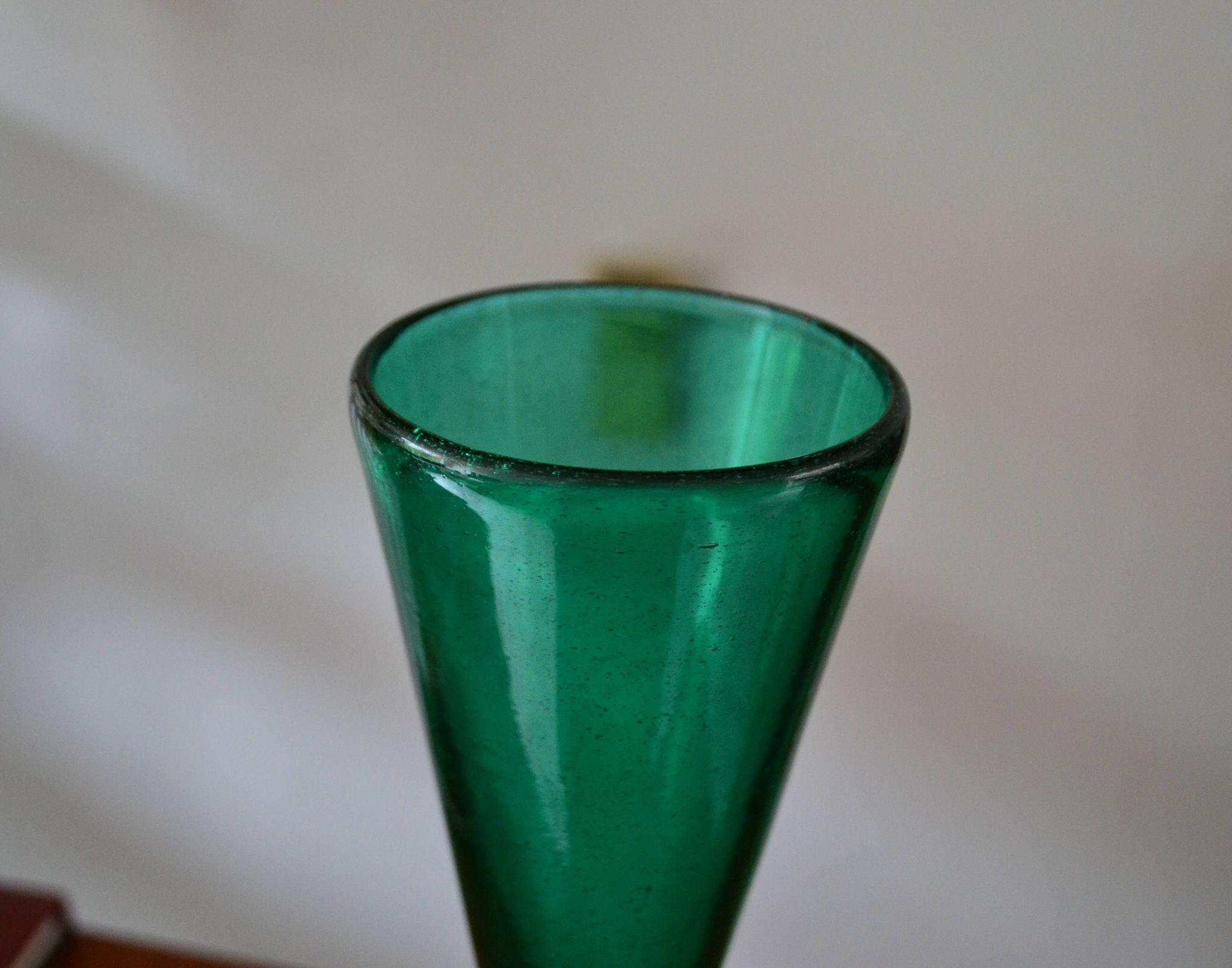 Vase soliflore verre soufflé Lafiore Majorque 27cm