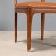Chaises vintage en hêtre, mousse et similicuir, design, Italie, années 1970-1980