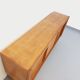 Vintage row in light oak wood from the 60s