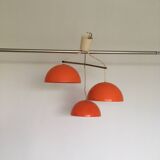 Lustre suspension orange années 70