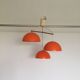 Lustre suspension orange années 70
