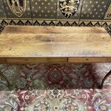 Bureau - Console d'entrée en chêne époque Louis XV