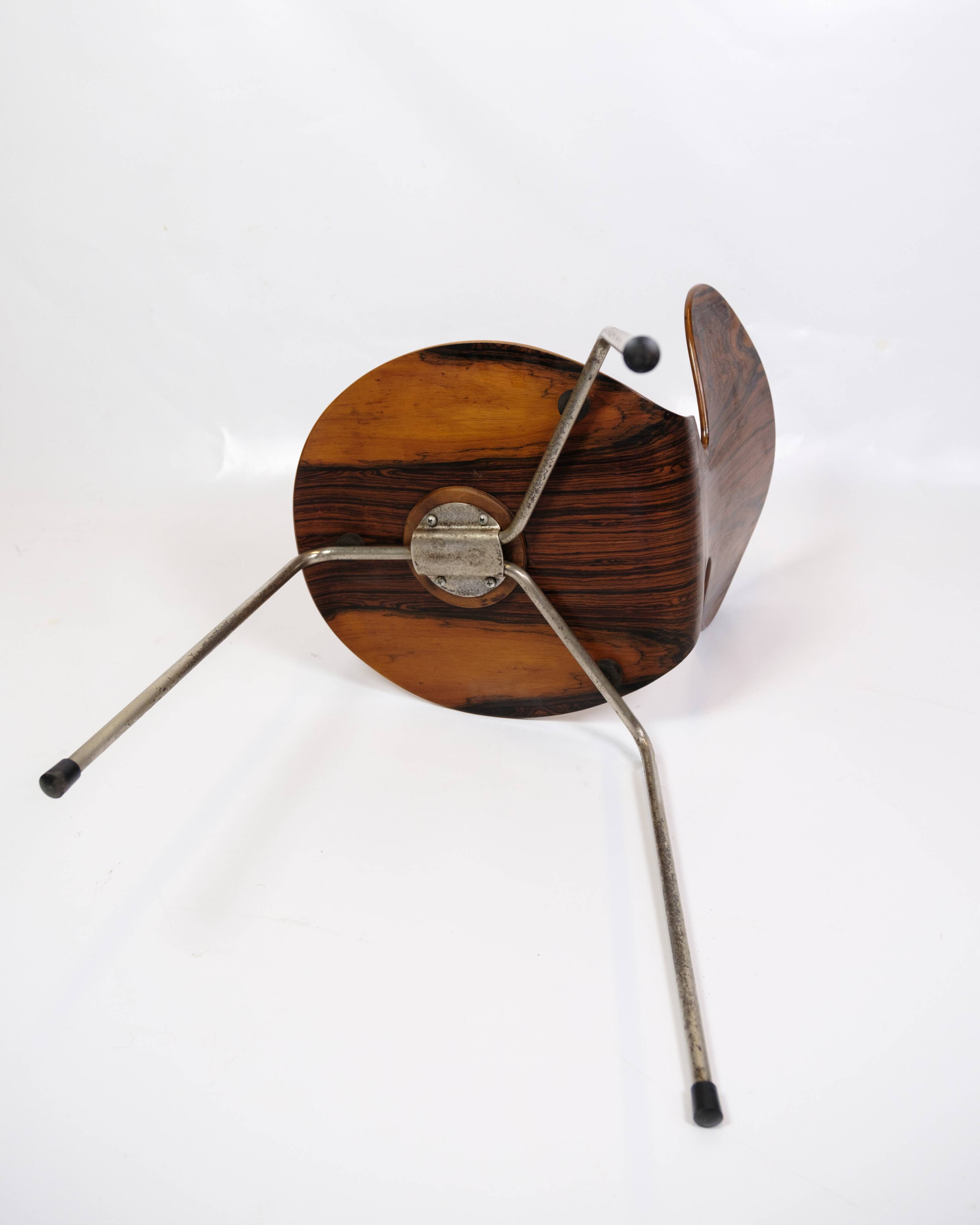 Set Of 6 Ant Chairs Model 3101 Made In Rosewood By Arne Jacobsen For Fritz Hansen From 1950s