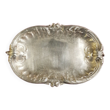 Silver metal tray