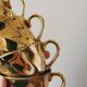 Vintage golden porcelain cups