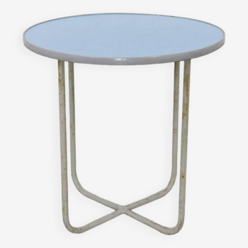 Table d'appoint ronde bauhaus, pays-bas, 1930s