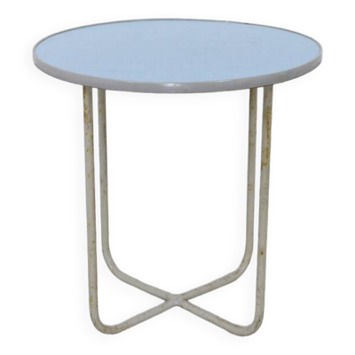 Table d'appoint ronde bauhaus, pays-bas, 1930s