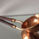 Copper ladle with rosewood handle mid century denmark