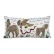 Vintage embroidered cushion cover 46x89 cm