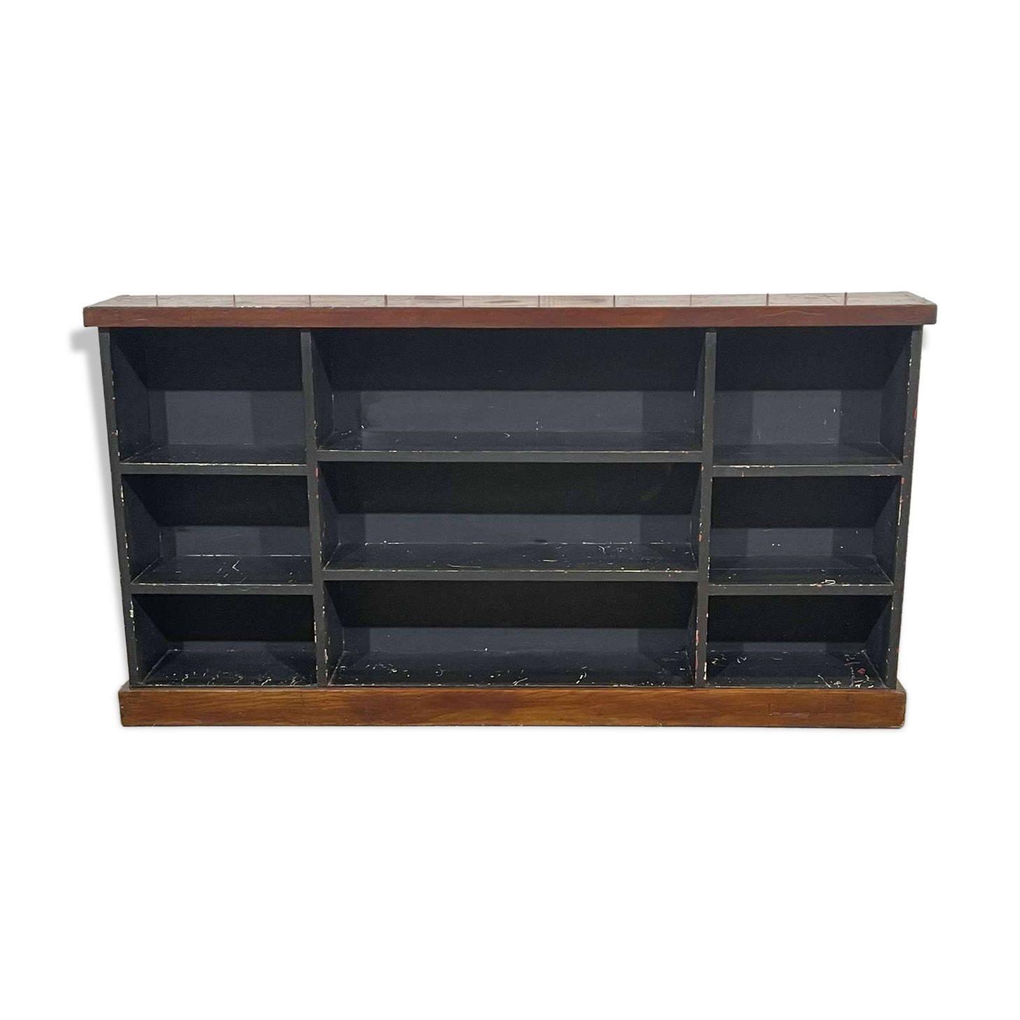 70s fir bookcase shelf