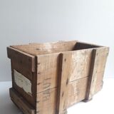 Transport case L58xD30,5xH34cm wood storage