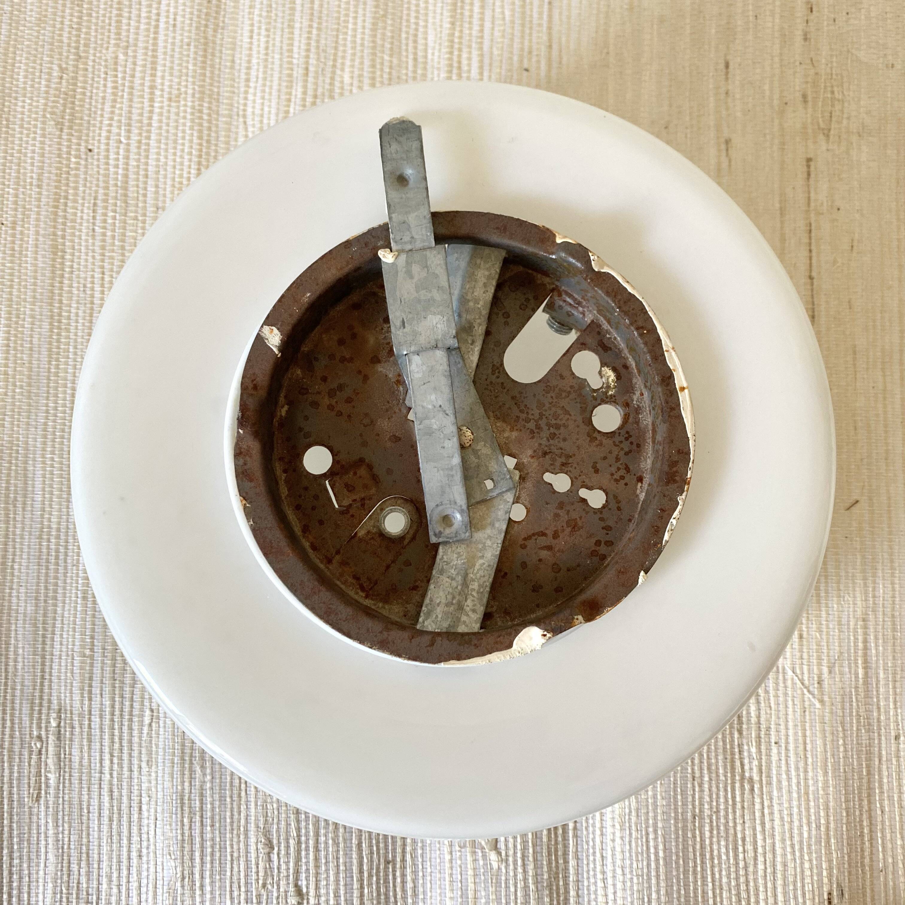 Vintage opaline ceiling light