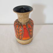 Vintage Jasba ceramic vase with handle - Height 25cm - 70's