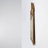 20th century Belgian Rococo-Venetian Mirror in Gilded Wood