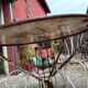 Small old wrought iron garden furniture