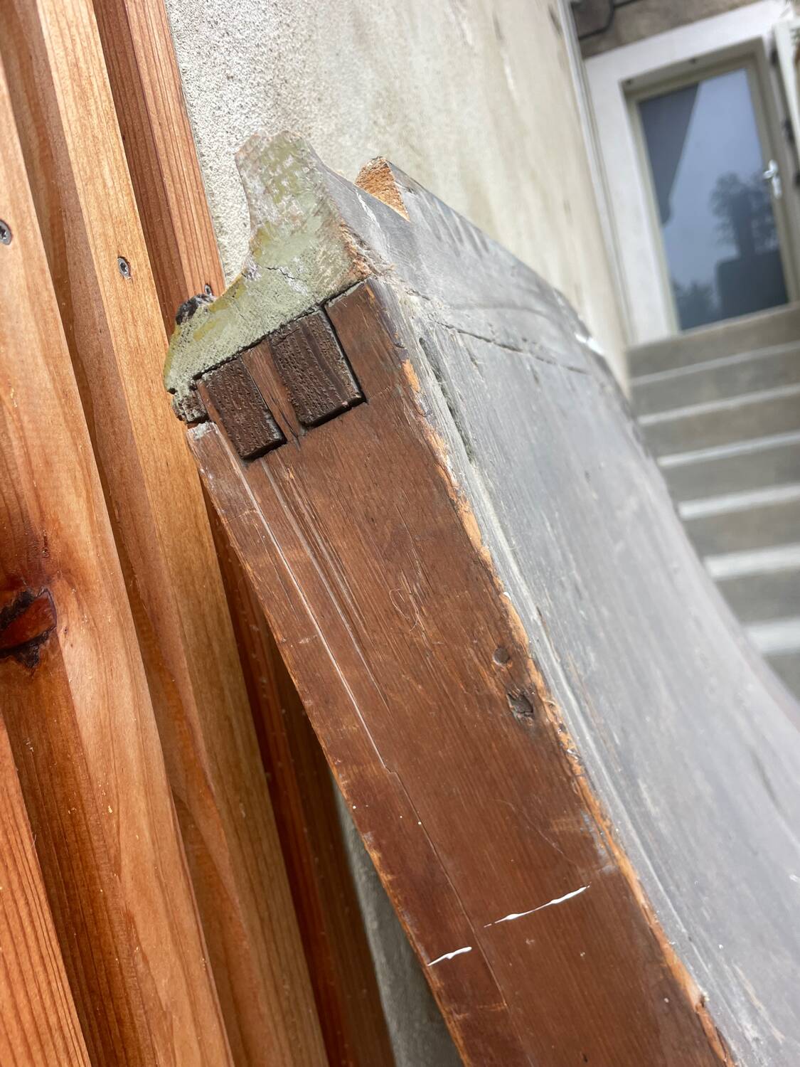 Large antique wardrobe