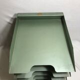 Old locker door documents Colombia metal