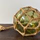 Vintage Bohemian Green Ball Antique Fishing Float