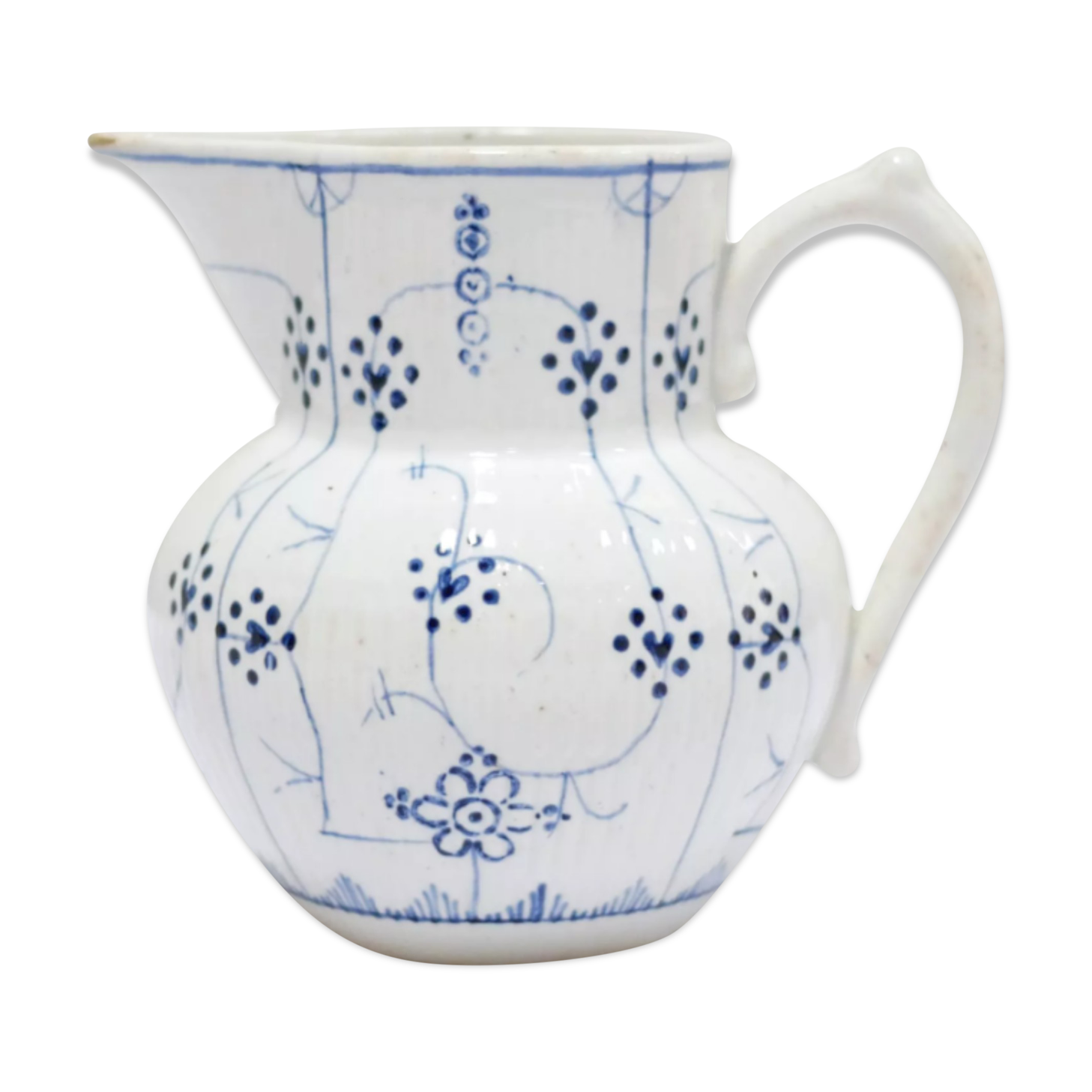 Pot à lait vintage en céramique par la manufacture Sarreguemines