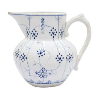 Vintage ceramic milk jug by the Sarreguemines factory