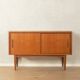 Elegant sideboard from the 1960s, minimalistic with practical storage space