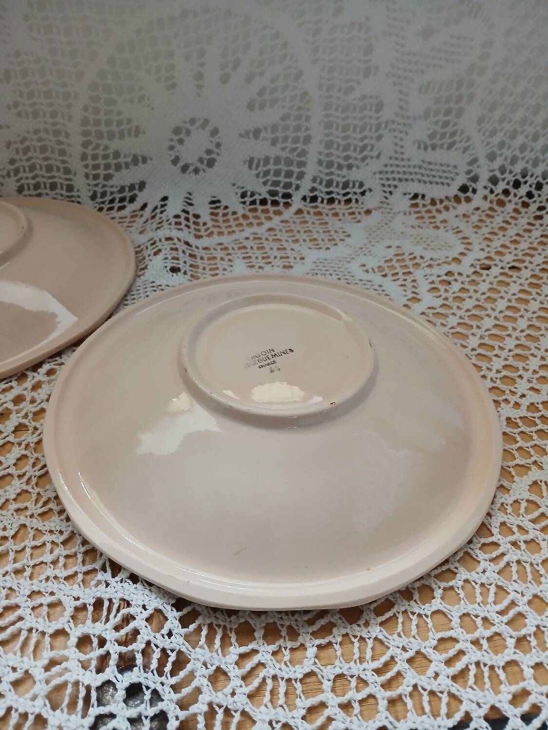 25 old Digoin and Sarreguemines plates