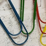 Vintage trombone coat rack.