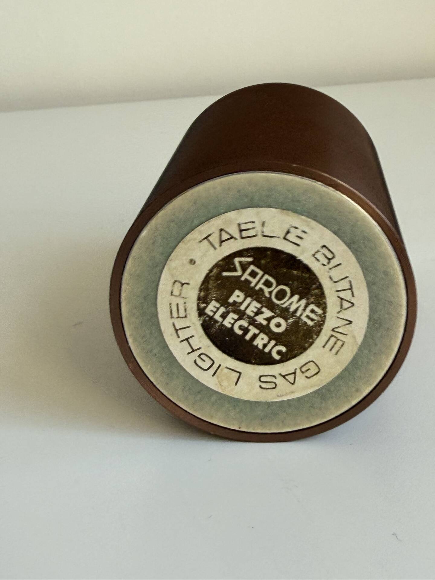 Minimalist Vintage SAROME Japan Table lighter modernist in Copper