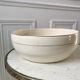 Toilet service in terre de fer longchamp cream with golden edging 40s-50s