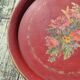 Large plate in painted sheet metal Napoleon III