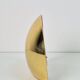Vintage Half Moon Wall Lamps in Brass, 1980, Set of 3