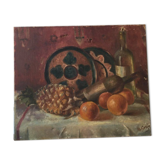 Still life oil debut XXieme
