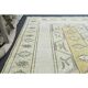 1970s Vintage Turkish Oushak Handmade Wool Cotton Beige Area Rug 161x230