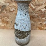 Ancien Vase scheurich keramik Céramique Beige Brun
