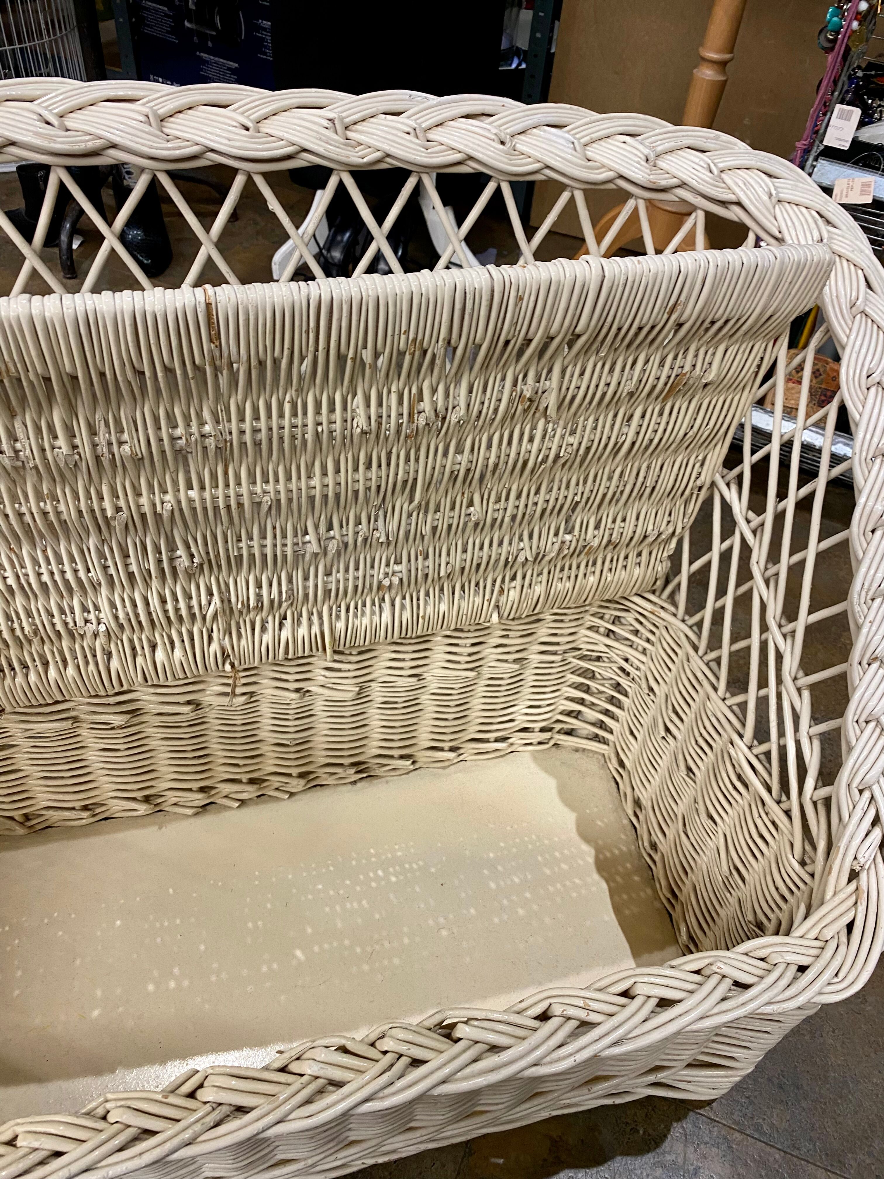 Rattan bench child